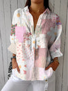 Judith – Blusa Patchwork Pastel